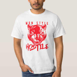 T-shirt MON STYLE ? HOSTILE ! (panthère) 