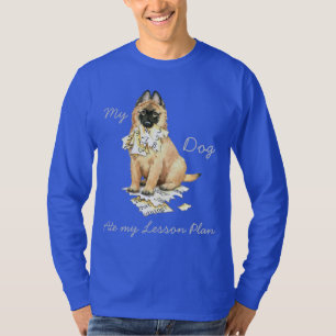 T-shirt Mon Tervuren a mangé mon plan de cours