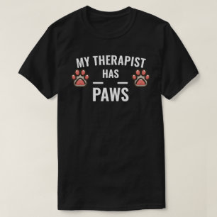 T-shirt Mon Thérapeute A Des Papes