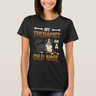 T-shirt Mon thérapeute a un chien au nez froid 1