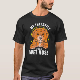 T-shirt Mon thérapeute a un nez humide Chien Cavapoo