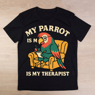 T-shirt Mon thérapeute est un perroquet