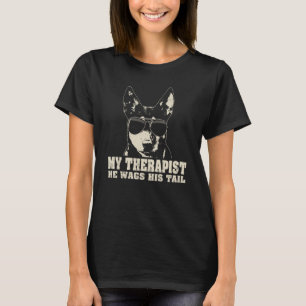T-shirt Mon Thérapeute Il Remercie Son Tail Australian Kel