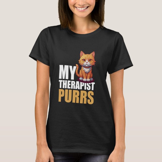T-shirt Mon thérapeute Purs (Devant)