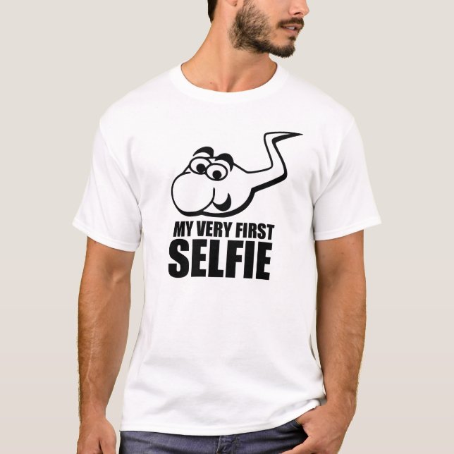 T-SHIRT MON TOUT PREMIER SELFIE (Devant)