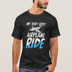 T-shirt Mon tout premier vol en avion pour un passager de