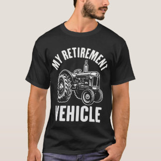 T-shirt Mon tracteur de véhicule de retraite Funny Farmer