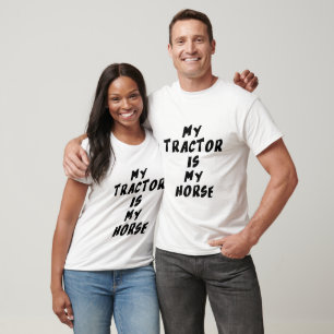 T-shirt Mon tracteur est mon cheval