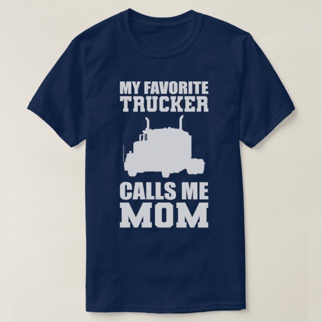 T-shirt Mon Trucker préféré Sweet Person Cadeau (Design devant)