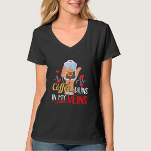 T-shirt Mon Type De Sang Est Infirmière À Café