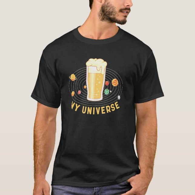 T-shirt Mon Universe Bière Graphic (Devant)
