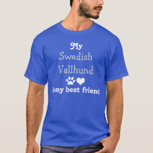 T-shirt Mon Vallhund suédois est mon meilleur ami