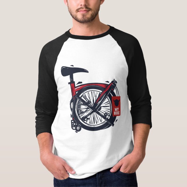 T-shirt Mon vélo (Devant)