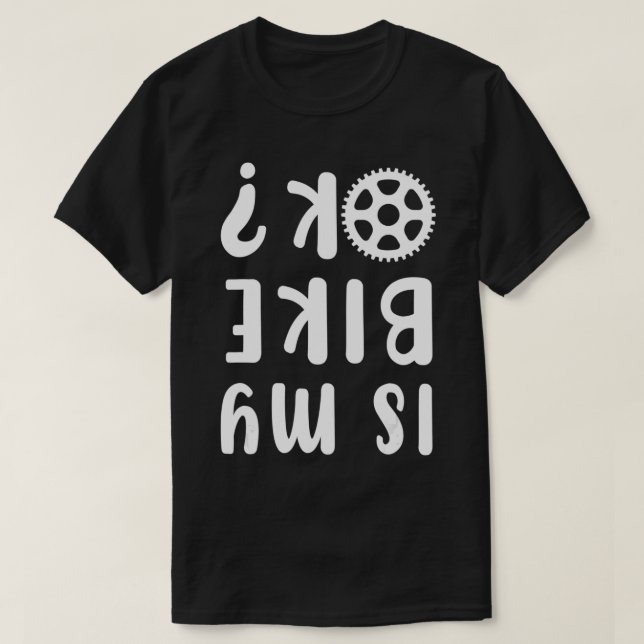 T-shirt Mon Vélo Est-Il D'Accord Deshill Ride Cyclisme Stu (Design devant)