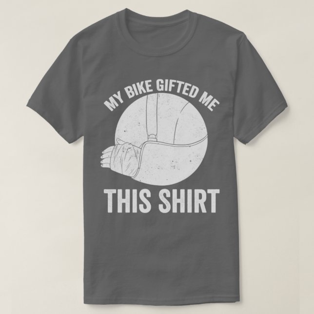T-shirt Mon Vélo M'A Donné Ce Bras De Chemise Cassé (Design devant)