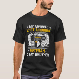 T-shirt Mon vétéran préféré de la 101e aéroportée est mon
