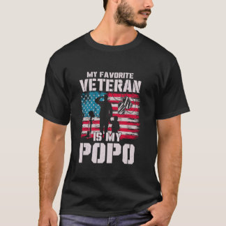 T-shirt Mon Vétérinaire Préféré Est Mon Porte-Drapeau Popo