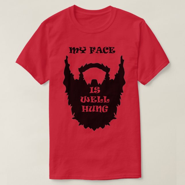 T-SHIRT MON VISAGE EST BIEN FAIM (Design devant)