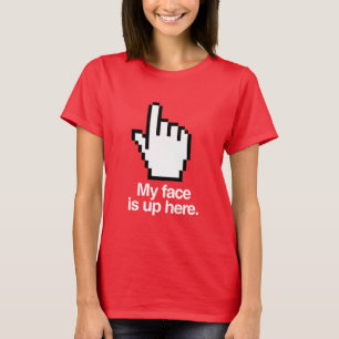 T-SHIRT MON VISAGE EST ICI