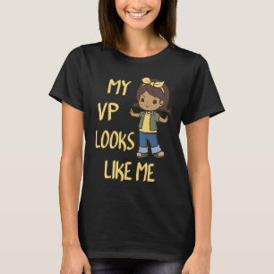T-shirt Mon VP A L'Air De Moi Fille Cute Coiffeuse Bow