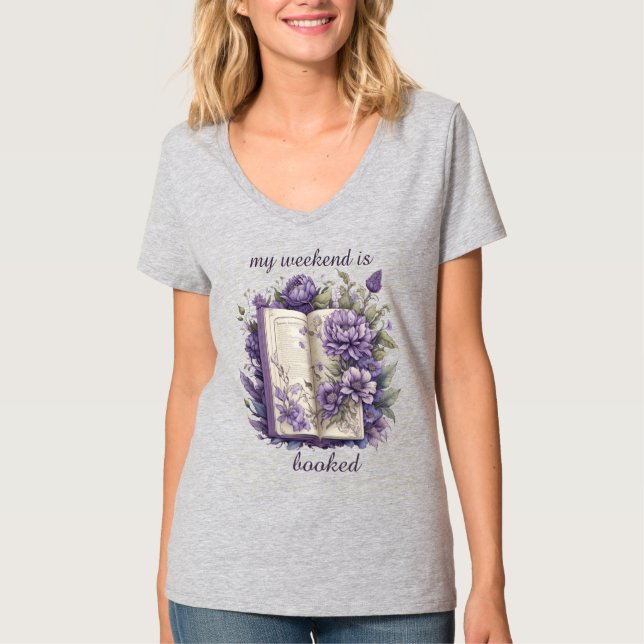 T-shirt Mon week-end est réservé (Devant)