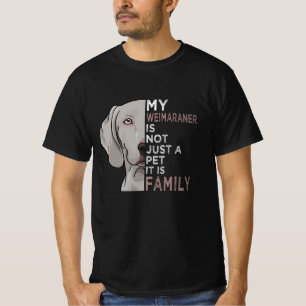 T-shirt Mon Weimaraner est la famille