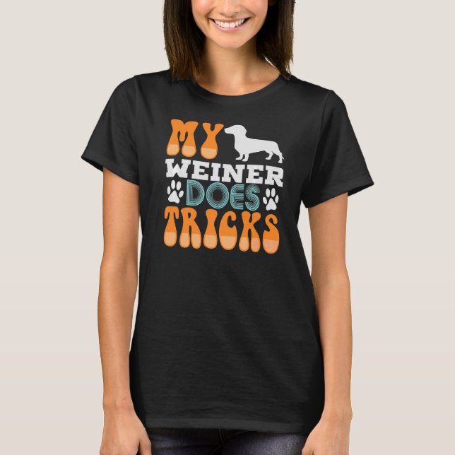 T-shirt Mon Weiner fait des traces (Devant)