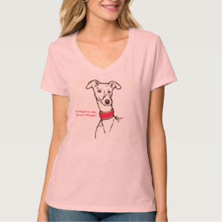 T-shirt Mon whippet est plus mignon, que votre whippet !