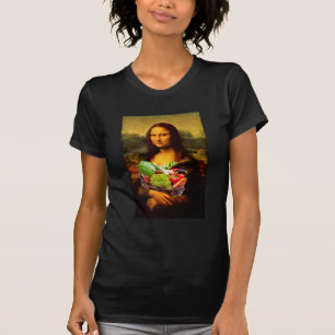 T-shirt Mona Lisa aime les légumes