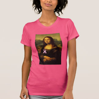 T-shirt Mona Lisa Au Ruban Rose