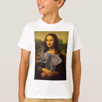 Mona Lisa avec éléphant