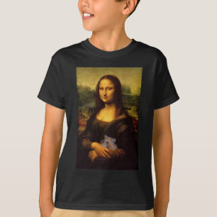 T-shirt Mona Lisa avec hamster