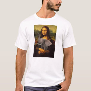 T-shirt Mona Lisa avec l'éléphant