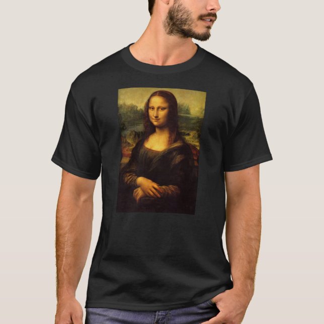 T-shirt Mona Lisa by Leonardo Da Vinci (Devant)