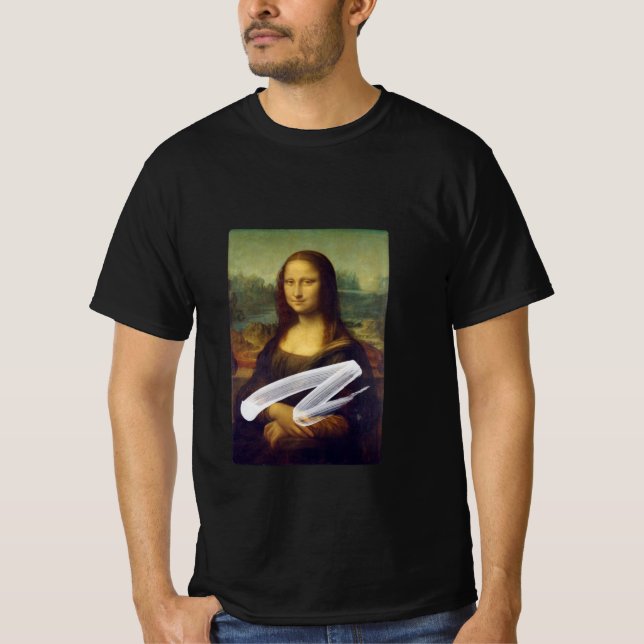 T-shirt Mona Lisa Caked (Devant)