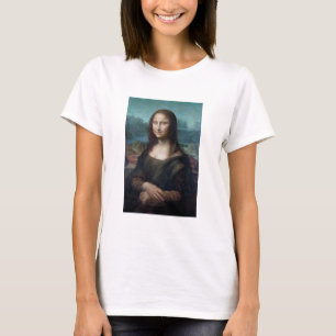 T-shirt Mona Lisa Célèbre Arts Visuels Leonardo da Vinci P