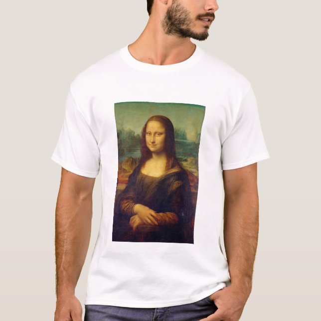 T-shirt Mona Lisa de Da Vinci (Devant)