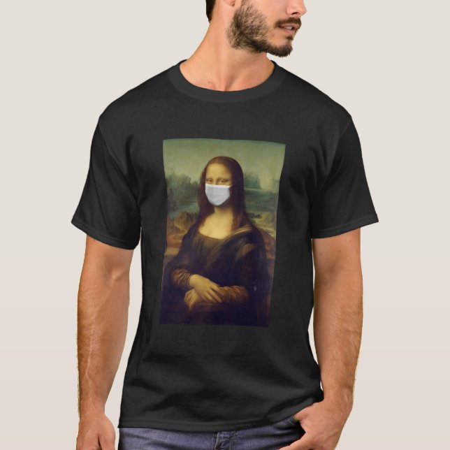 T-shirt Mona Lisa Face (Devant)