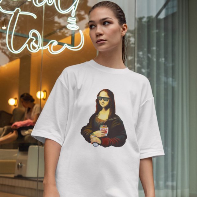 T-shirt Mona Lisa Kebab peinture alimentaire (Créateur téléchargé)