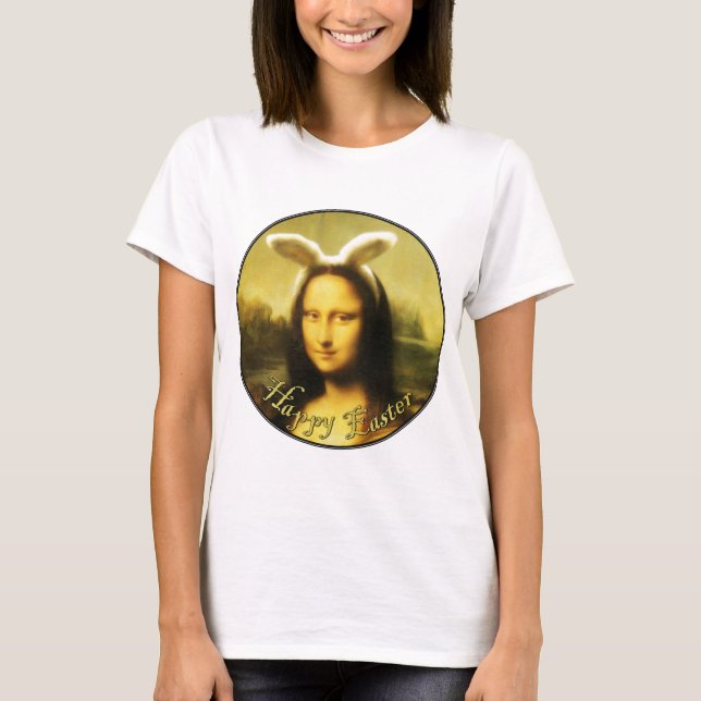 T-shirt Mona Lisa, Le Lapin De Pâques (Devant)