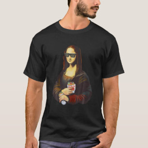 T-shirt Mona Lisa Leonardo Da Vinci Sunglass Kebab Art Pai