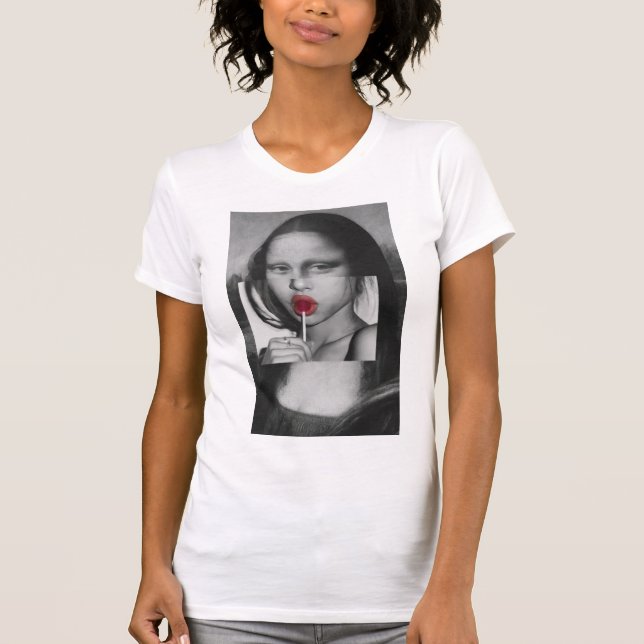 T-shirt Mona Lisa Lollipop (Devant)