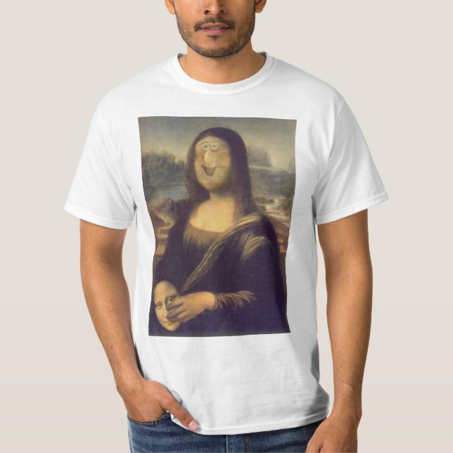 T-shirt Mona Lisa - Non masqué (Devant)