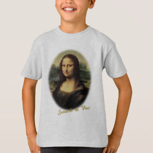 T-shirt Mona Lisa par Leonardo da Vinci