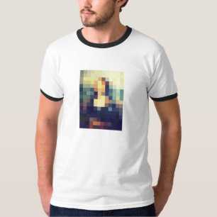 T-shirt Mona Lisa Pixelated