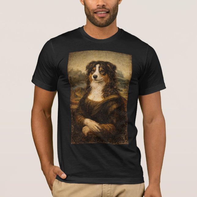 T-shirt Mona Lisa poilue (Devant)