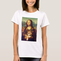 Mona Lisa tenant son animal de compagnie Léonard d