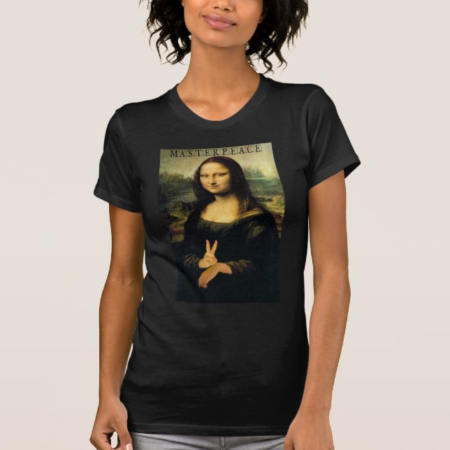 T-shirt Mona Lisa - un MasterPeace (Devant)