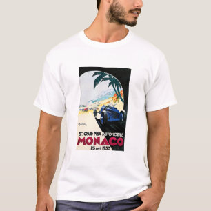 T-shirt MONACO 1933 Grand Prix Automobile Race par Geo Ham