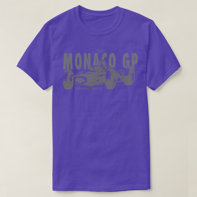 T-shirt Monaco GP Graham Hill 1965 (Design devant)